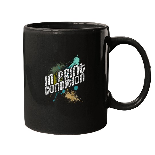 In Print Condition Art Teacher Art Backprint Artist Mugs