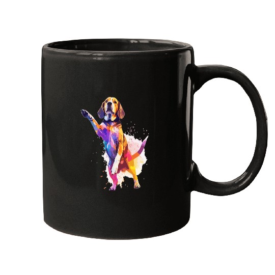 Dog Dance Competition Funny Dancing Beagle Dog Mugs