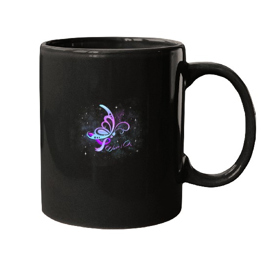 suicides Prevention Awareness Dragonfly Semicolon 23 Mugs