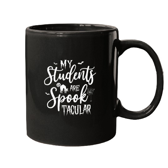 Lacrosse Gift My students are Spook Tacular SpiderCat Mugs