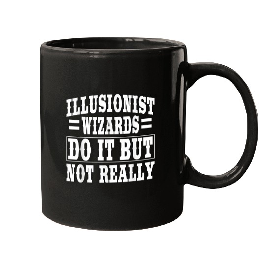 Illusionist Wizard Conjuror Magic Tricks Performer Magician Mugs
