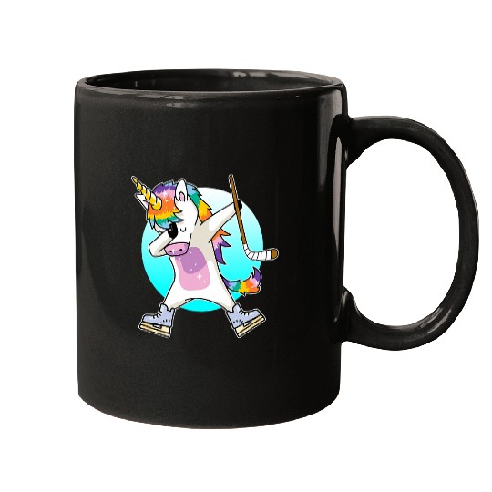 Ice Hockey Player Unicorns Expert Coachs Sport Lover Graphic Mugs