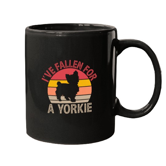Ive Fallen for a Yorkie Funny Yorkshire Terrier Humor Mugs