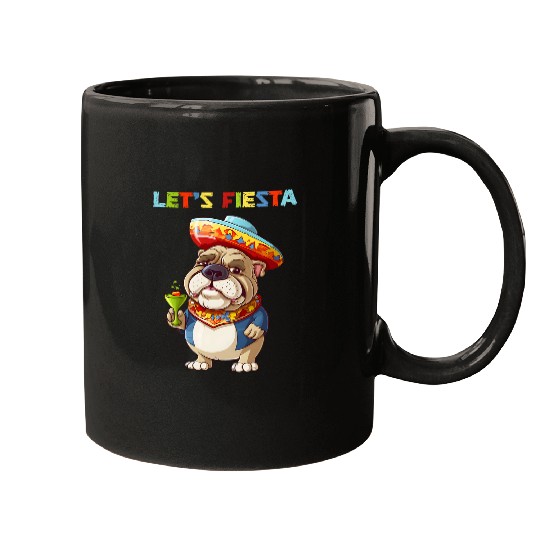 Cinco de Fiesta Cinco De Mayo Bulldog Tequila Cinco De Party Mugs