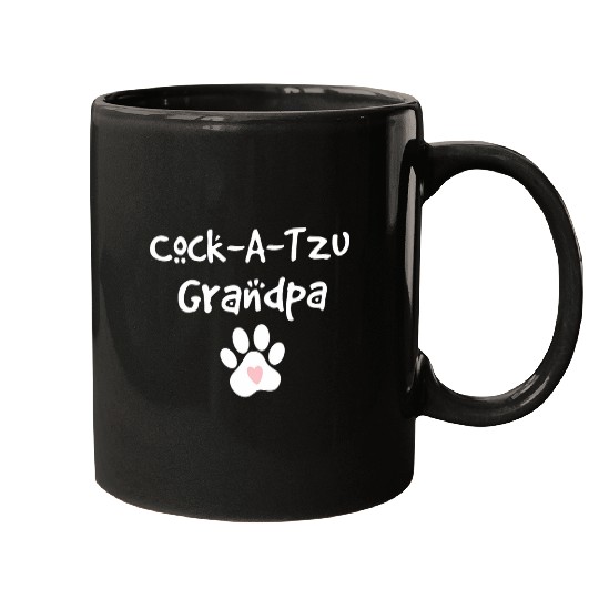 CockATzu Grandpa Cocker Spaniel Shih Tzu Mix Breed Dog Mugs
