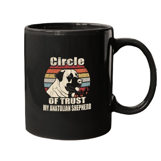 Circle Of Trust My Anatolian Shepherd vintages Retro Mugs