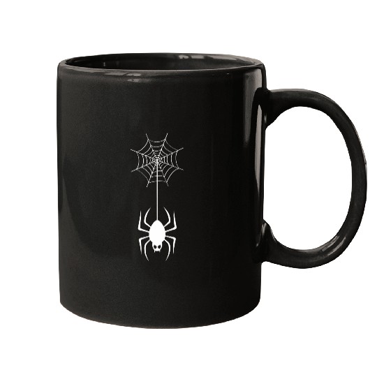 The Spider Descend From Nest Mugs