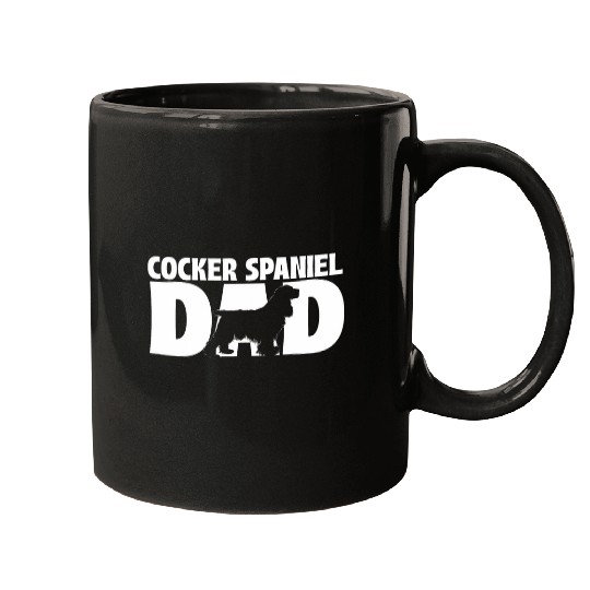 Cocker Spaniel Dad Dog Breeder Animal Lover Puppy Mugs