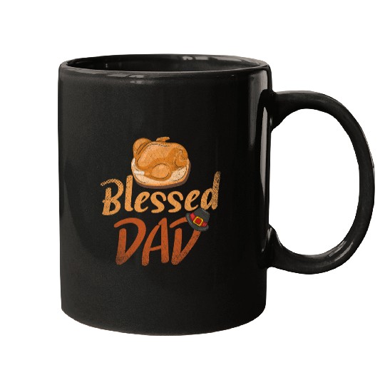 Turkey Day Pilgrim Family Holiday Blessed Dad Thanksgiving 21 Mugs