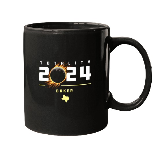 Baker Texas 2024 Total Solar Eclipse Mugs