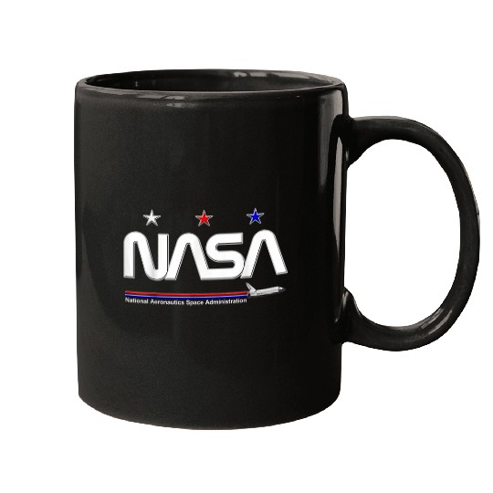Lacrosse Gift NASA Space Shuttle Mission Worm Logo Mugs
