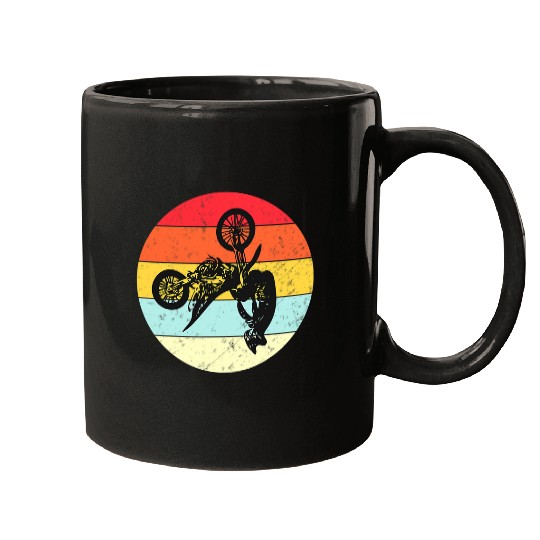 Dirt Bike Motocross Motorcycle vintages Retro Gift Boys Men Mugs