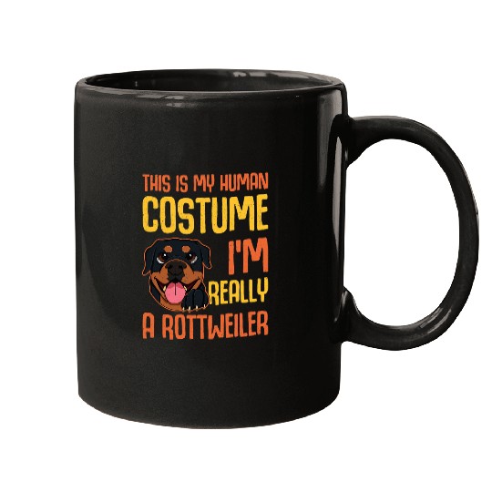 Dog Rottweiler Breeders Dog Owner Saying 656 Mugs