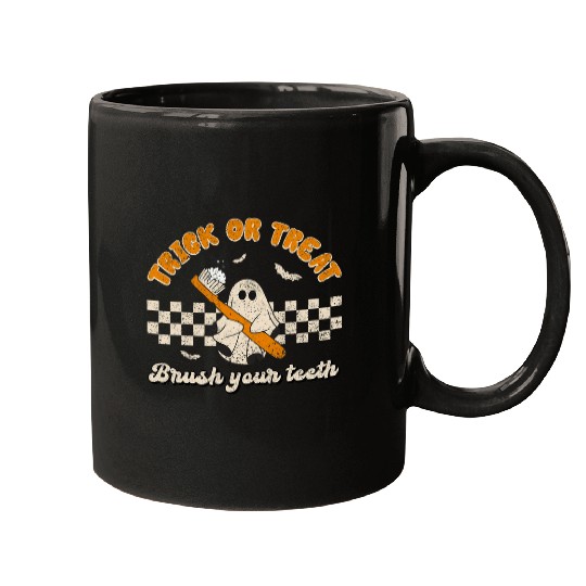Trick Or Treat Brush Your Teeth dentists Halloween Costume 24 Mugs