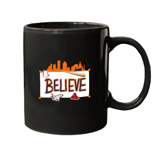 Houston Baseball Believe Playoffs Mugs
