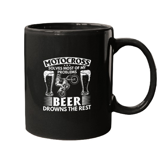 Mens Dirt bike Motorcycle Enduro Supercross Offroad Motocross Mugs