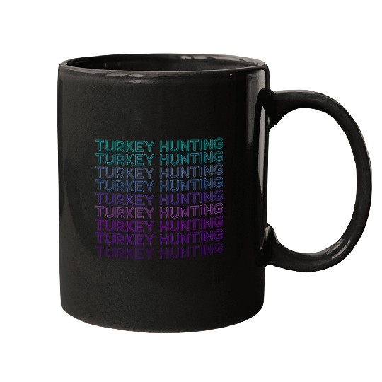Turkey Hunting Hunter Retro Mugs