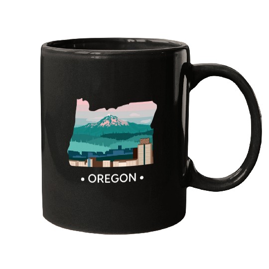 Oregon The Beaver State Mugs