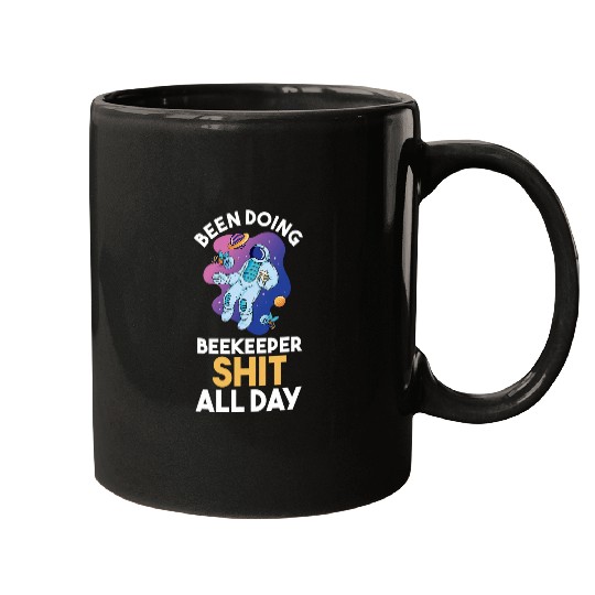 Honey Beekeeping Astronaut Beekeeper Bee Mugs