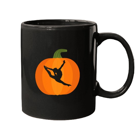 Halloween Ballerina Pumpkin JackOLantern Dance Mugs