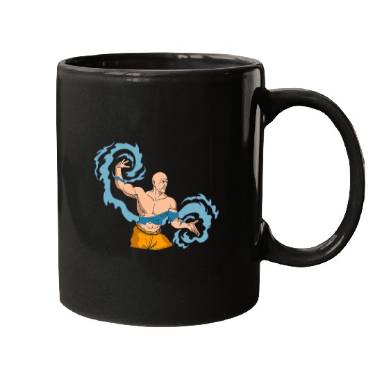 Fighting Monk Fantasy Mugs