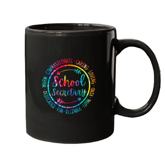 Tie Dye School Secretary Administrative Assistant Office 22 Mugs