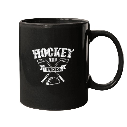 Ice Hockey And Tacos Funny Player Coachs Winter Sport Graphic Mugs