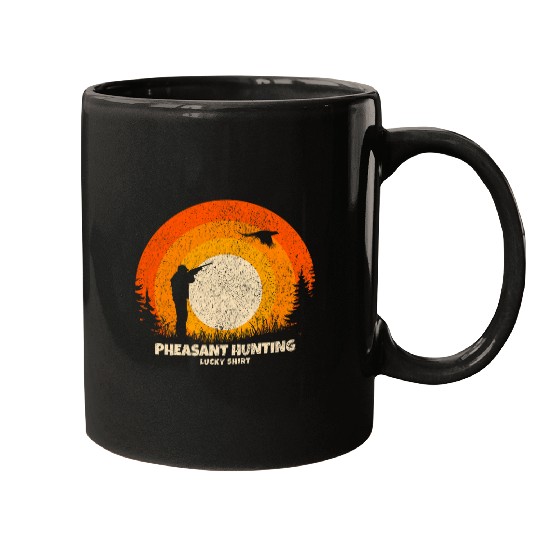 Pheasant Hunter Lucky Charm Pheasant Hunting Mugs