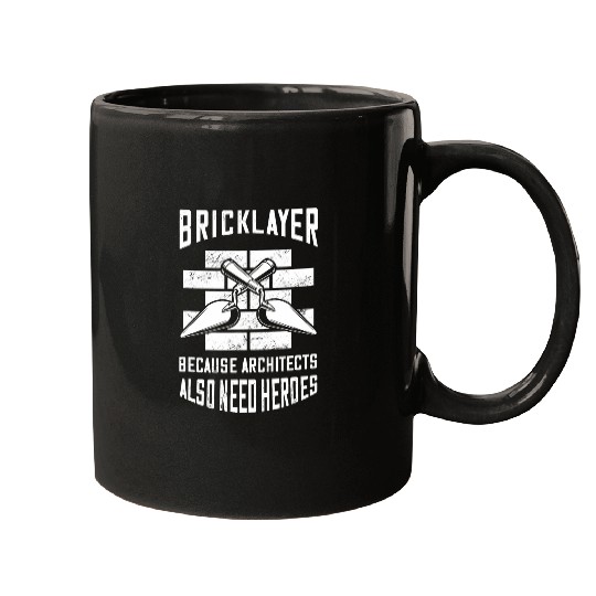 Bricklayer Architects Brick Mason Masonry Construction Mugs