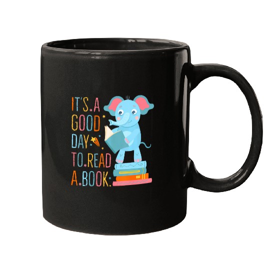 Its A Good Day To Read A Book Animals Reading Librarian 21 Mugs