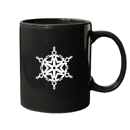 Pattern Of A Snowflake Nr 4 Mugs