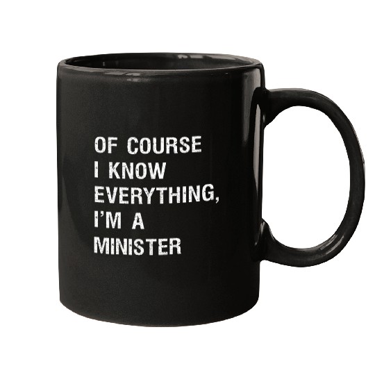 Discover Sarcastic Minister Pastor Reverend Funny Saying 21 Mugs