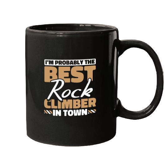 Rock Climbing bests Climb Mountaineer Mountain Climber Mugs
