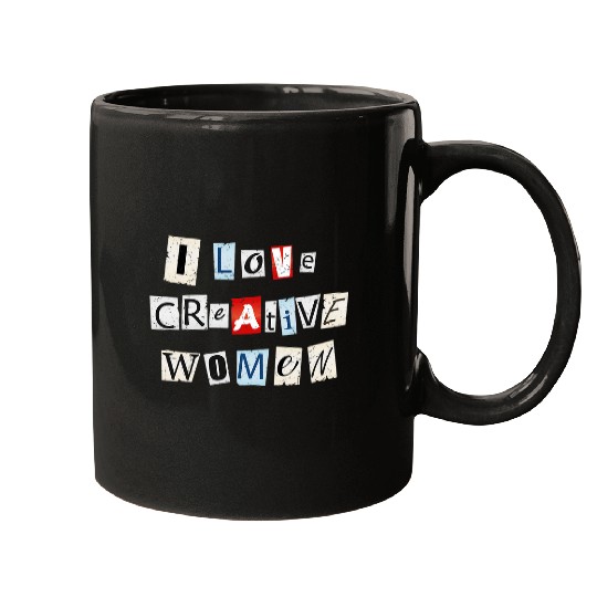I Love Creative Women 2 Mugs