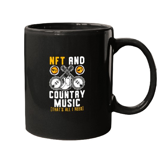 NFT And Country Music Lover Crypto NonFungible Token Mugs