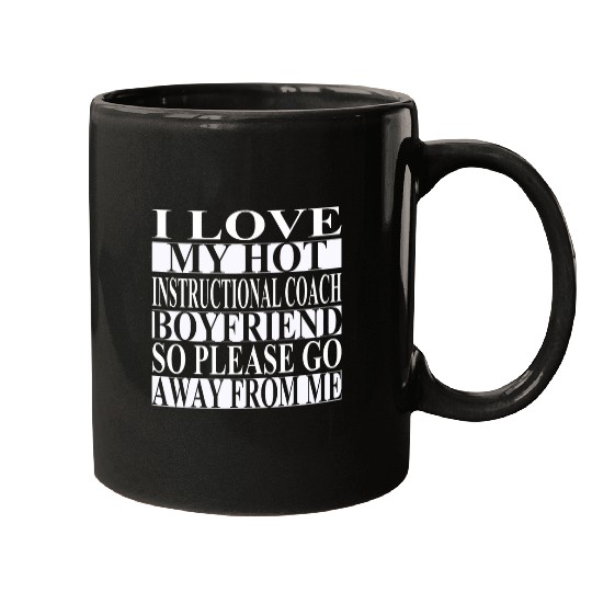 Instructional Coachs Apparel Funny Cute Boyfriends Design Mugs