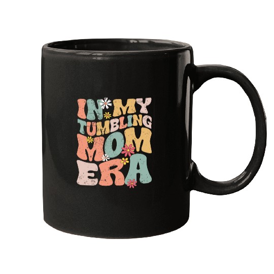 In My Tumbling Mom Era Groovy Gymnastics Mom Coachs Women Mugs