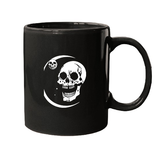 Horror Skull Skull Art Skull Gothic Heavy Metal 6 Mugs