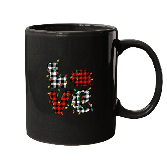 Porcupine Lovers Matching Christmas buffalo plaids Pajamas Mugs