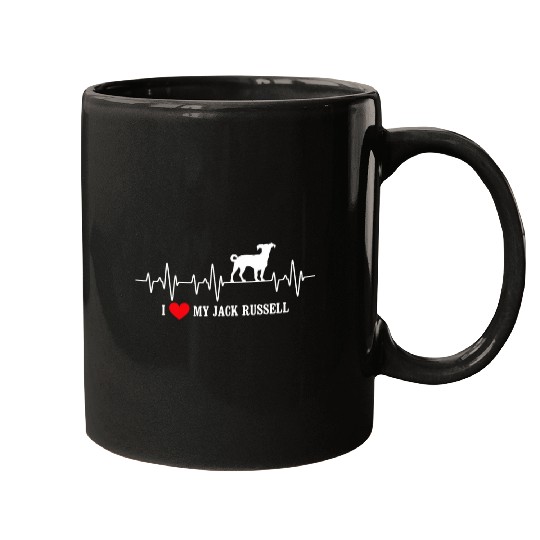 I Love My Jack Russell Dog Lover Animal Whisperer Puppy Mugs