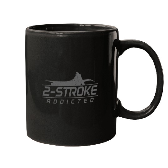 Motocross 2Stroke Addict vintages Biker Motorcycle Dirt Bike Mugs