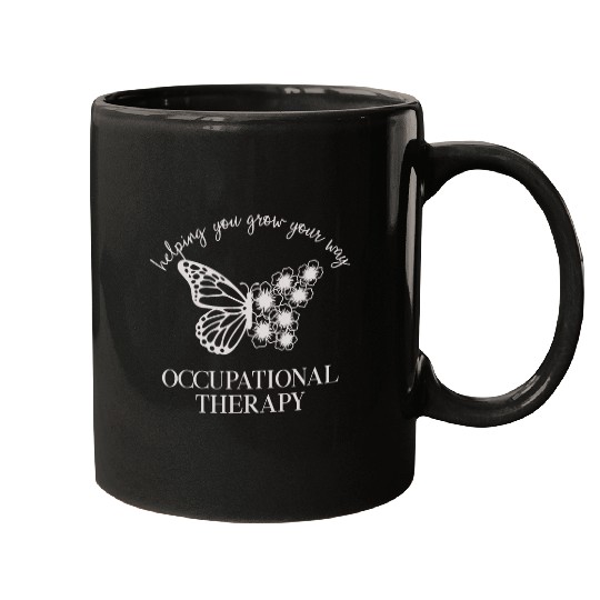Occupational Therapy Butterfly for Occupational Therapist Mugs
