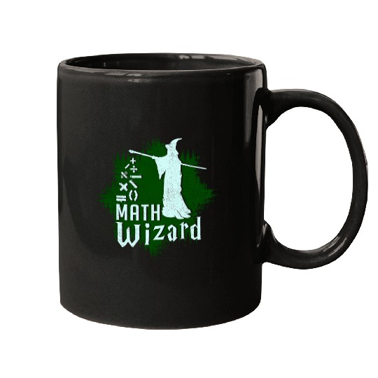 Math Wizard Mathematics Mathematician Mugs