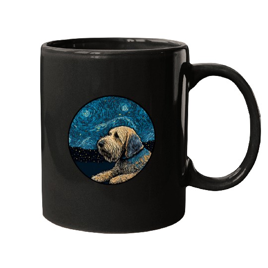 Otterhound Starry Night Painting Dog Mom Dad Mugs