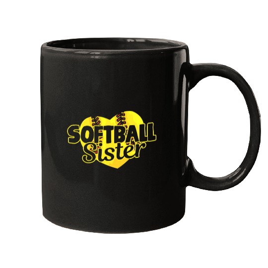 Softball Sister 2 Mugs