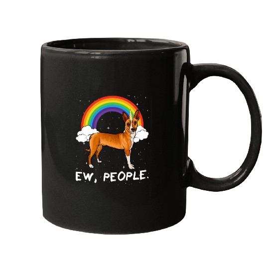 Rainbow Portuguese Podengo Pequeno Ew People Unicorns Dog Mugs