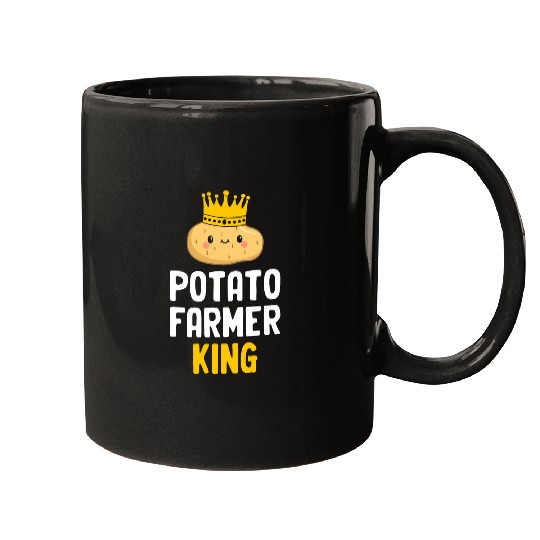 Potato Farmer 2Potato Vegetable Lover King Farm Owner Mugs