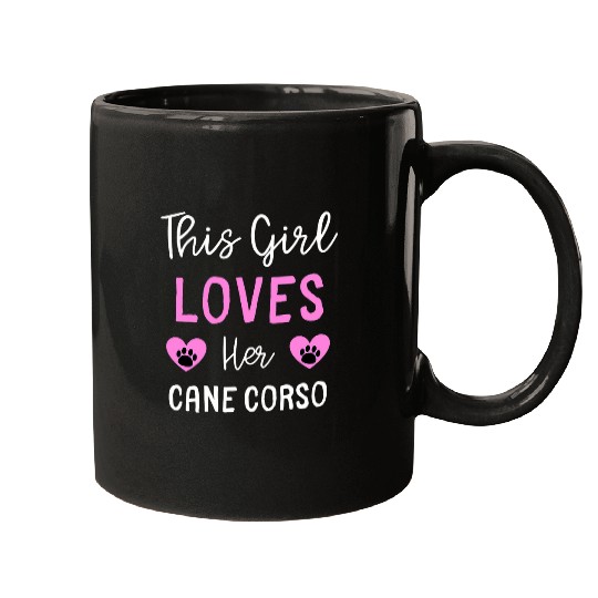 This Girl Loves Her Cane Corso Mugs
