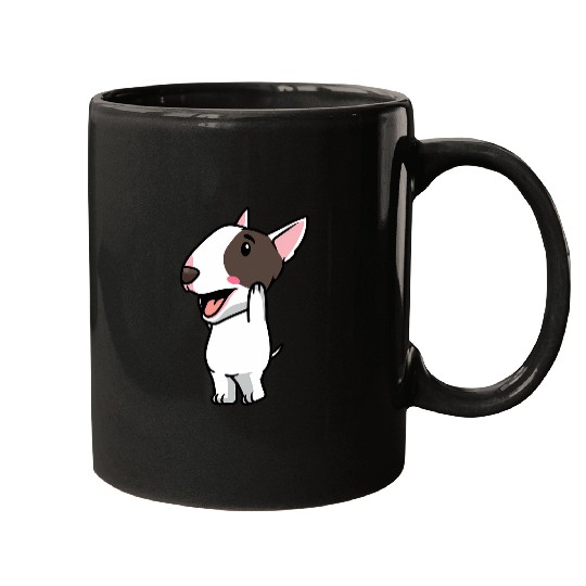 Miniature Bull Terrier Dog 2 Mugs