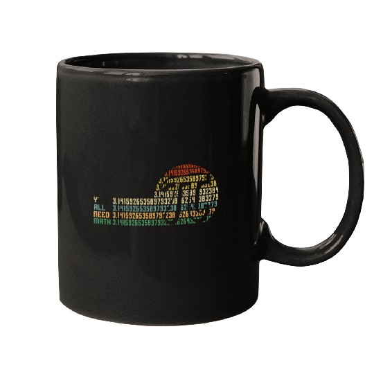 YAll Need Math Teachers Student Back To School retro sun pi Mugs